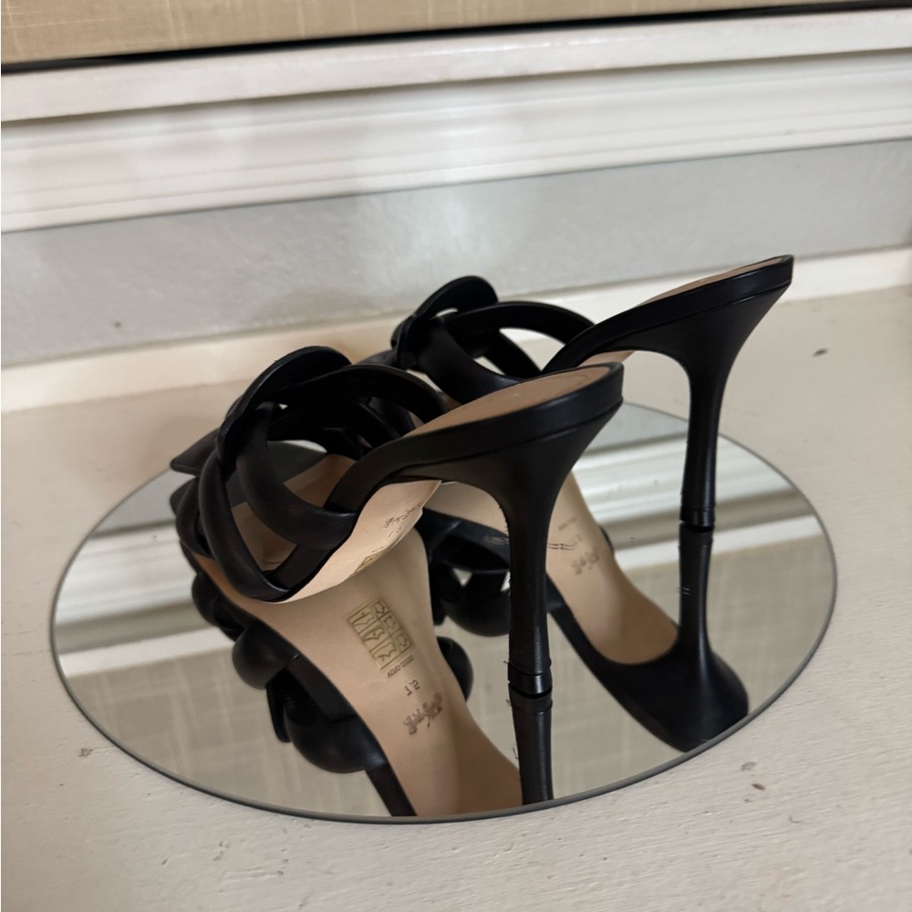 NWOT Coach Black Kellie Women's Heeled Sandals - Picture 7 of 9